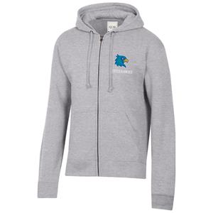 GEAR BIG COTTON FULLZIP SWEATSHIRT -  oxfordheather